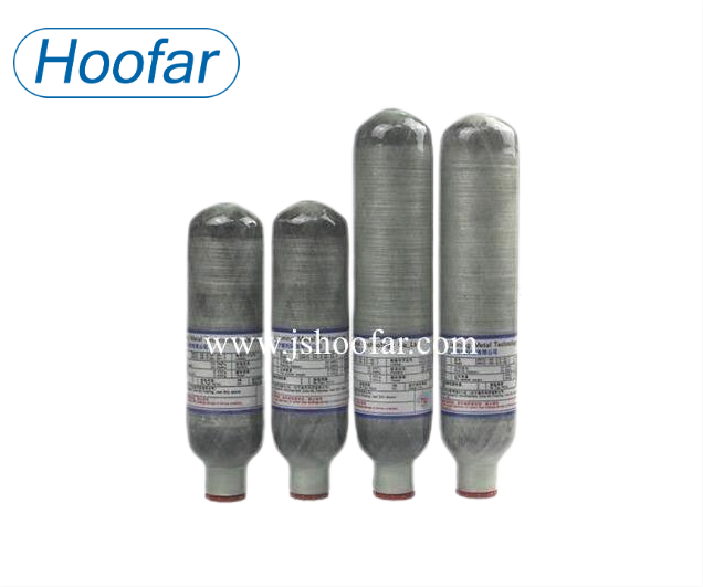 0.5 Liter  300 bar 4500 PSI Carbon fiber wrapped Gas Cylinders
