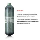 Hot selling different volume of Carbon Fiber Wrapped Air Cylinders